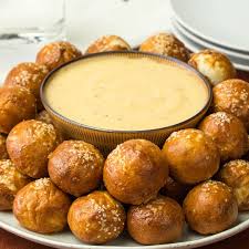 Pretzel Bites With Mustard Cheese Sauce Recipe By Tasty Video Recipe Video Cheese Sauce Recipe Snacks Recipes