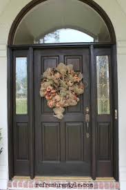 How To Stain Your Front Door Stained Doors Stained Front Door Painted Front Doors