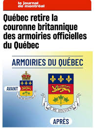 Mathieu Lévesque | Aujourd'hui, nous avons annoncé le retrait de la  couronne des armoiries du Québec. La vaste majorité des Québécois n'ont  aucun attachement... | Instagram