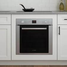 Bosch wall oven under cooktop. Bosch 500 Series 23 5 Stainless Steel Single Electric Wall Oven Hbe5453uc Bemis Appliance