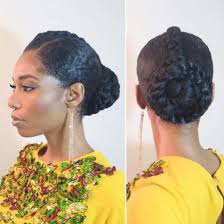 Try a sleek ponytail, a bun, or short hair tucked behind your ear. 5 Pretty And Professional Hairstyles For Natural Hair