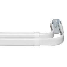 We'd love the opportunity to help you select the perfect drapery hardware for your window. White 28 To 48 Adjustable Double Curtain Drapery Rod Buy Online In Montenegro At Montenegro Desertcart Com Productid 99049787