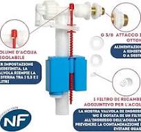 Valvola di Riempimento Universale per WC di Risciacquo 3/8 Ugello in  Ottone, Valvola a Galleggiante per lo Sciacquone, Gratis Filter, 5 Anni di  ...