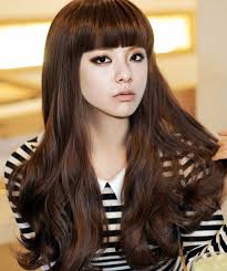 Pin By K Popgirls On K Pop Funny Long Hair Styles Simply Hairstyles Long Brunette