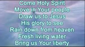 D a come holy spirit i need you a7 d come holy spirit i pray d7 g come in your strength and your power d a d come in your own special way. Chords For Come Holy Spirit By Terry Macalmon