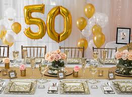 For instance, fifty years of marriage is called a golden wedding anniversary. 50th Anniversary Ideas Party City