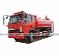 Sinotruk HOWO 8000 liter water tanker fire pump water sprinkler truck