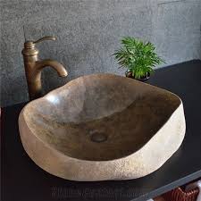 This sink product from series 304 is a stainless steel kitchen sink that is handmade. Antique Stone Basin Irregular Sink Natural Stone Basin Kitchen Sinks Bathroom Sinks Wash Bowls China Hand Made Bathroom Washing Basin Counter Top And Vanity Top Sink Own Factory With Ce Stonecontact Com