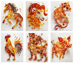 AI绘画系列11 | AI生成衍纸风格的十二生肖图，真的是太惊艳了（含 ...