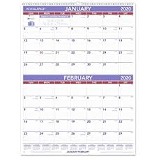 Amazon Com At A Glance 2020 Wall Calendar 22 X 29 Xlarge 2 Month Display White Pm928 Office Products