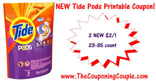 New Tide Pods Printable Coupon Gain Flings Printable Printable Coupons Tide Pods Tide