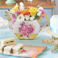 Maybe you would like to learn more about one of these? Vintage Tea Party Teapot Vase 14cm Party Delights