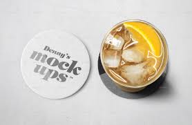 Circular Coaster Mockup Ad Psd Sponsored Files Mockup Circular Coaster Mockup Coasters Circular