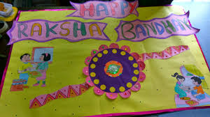 Happy Raksha Bandhan Handmade Rakhi School Decorations
