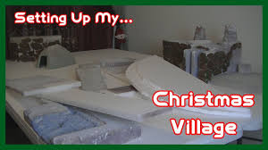 Turn your lemax spooky town or dept 56 collection into a breathtaking display. Christmas Village Setup 2017 Youtube