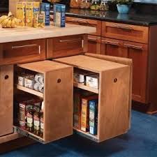 Vertical Rollout Drawers Are A Great Way To Convert A Half Empty Base Cabinet Into A High Capacity Food Storage House Kitchen Cabinet Storage Home Organization