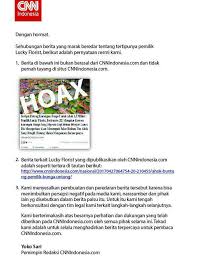 Cnn Indonesia Tak Pernah Beritakan Lucky Florist Tertipu Rp 1 3 M Merdeka Com