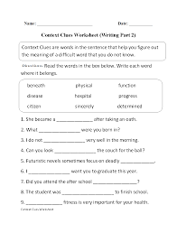 Students complete 10 online questions. 12 Context Clues Ideas Context Clues Context Clues Worksheets 2nd Grade Worksheets