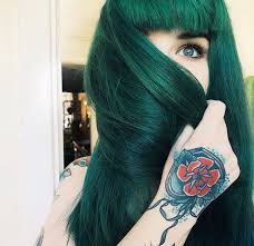 Pinterest Giudf1 Vibrant Locks Hair Colour Hair Dye Bright Aesthetic Grunge Pastel Green Dark Green Hair Green Hair Hair Styles