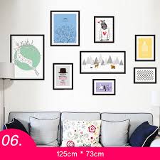 kitchen wall stickers photo frame pvc