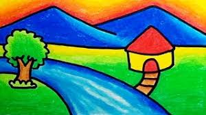 Super easy nature scenery drawing for beginners | how to draw simple scenery of sunset step by step.hi, welcome to my channel 'how to draw easy scenery'. Best Of Natural Scenery Drawing For Kids Free Watch Download Todaypk