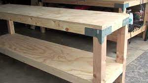 Pin By Andrew Howell On Diy Garage Work Bench Wooden Work Bench Woodworking Bench Plans