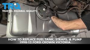 Ford Crown Victoria Fuel Pump Replacement DIY - YouTube