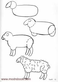 مثلث الباستيل حلاقة شعر تعلم رسم الخروف comertinsaat com