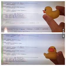 Maybe you would like to learn more about one of these? Rubber Duck Debugging 9gag