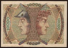 Mintage, descriptions, metal, weight, size, value and other numismatic data Badische Bank 10 000 Mark 1923 Notafilia Kp Com