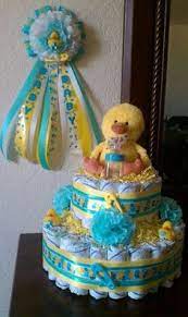 Diaper Cake Rubber Ducky Baby Shower Baby Shower Duck Baby Diaper Cake