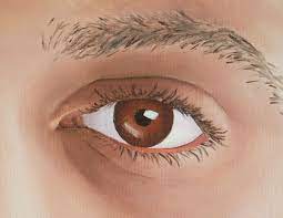 When adding any small and bright details to a painting, make sure your brush is clean from any other paint colors. How To Paint An Eye In Oil Online Art Lessons