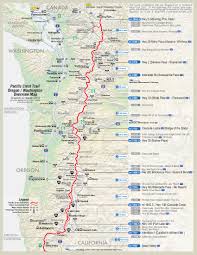 17 proper pacific crest trail mileage chart