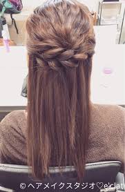 Image result for ストレート髪ヘアアレンジ