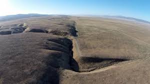 San Andreas Fault At Wallace Creek California San Andreas Fault Geology Natural Landmarks
