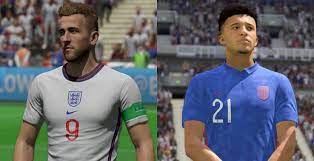The england euro 2020 home shirt is predominantly white with royal blue, navy and red. Nike England Euro 2020 Home Away Kits Leaked Fifa 20 Preview Footy Headlines