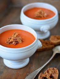 Tourin Soupe Chaude A La Tomate A L Ail Et Croutons Recettes De Cuisine Tomates Recette Tomate