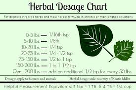 A Herbal Dosage Chart Herbalism Healing Herbs Herbs