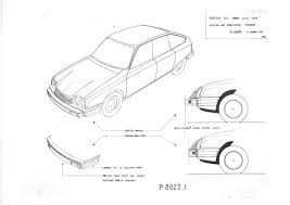 Sketch By Regis Gromik For Usa Citroen Gs