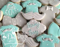 Little Man Baby Shower First Birthday Cookies 1 Dozen 12 Pcs Baby Shower First Birthday Cookies Baby Boy Birthday