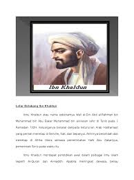 Ibn khaldun's science of society. Latar Belakang Ibn Khaldun Docx