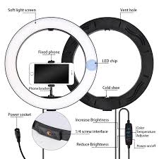 2900k 5600k Ring Light 14 For Live Video Led Light Ring Light Lamp Led Circle Ring Light Video Recording