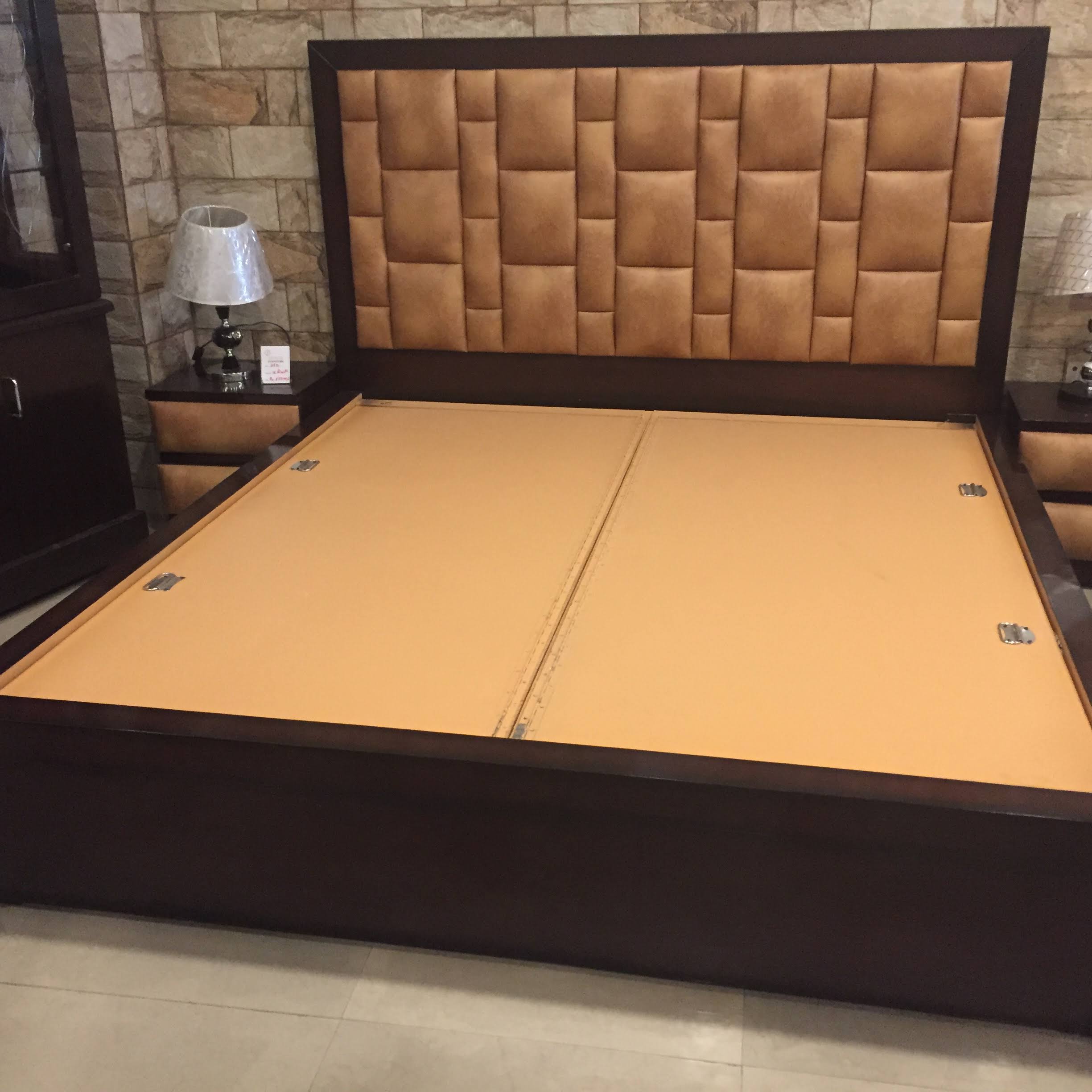 Bed with side table product image