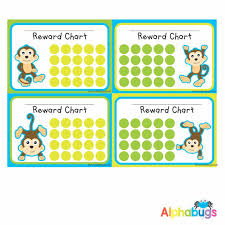 School Reward Chart Monkey Mischief Alphabugs