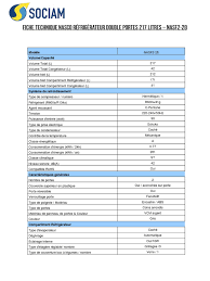 Congélateurs verticaux ou horizontaux de viking, ge, kenmore sur kijiji, le site de petites annonces no. Fiche Technique Nasco Refrigerateur Double Portes 217 Litres Nasf2 28 Refrigerateur Genie Du Batiment