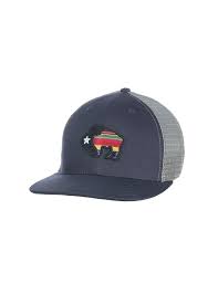 Hooey Black And Grey Buffalo Star Logo Mesh Snap Back Cap Cavender S Cowboy Hats Hats For Men Cowboy Outfits