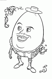 This humpty dumpty coloring page illustrates the sequence of the humpty dumpty rhyme. Humpty Dumpty Coloring Pages Free Coloring Home