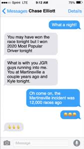 Maybe you would like to learn more about one of these? Nascarcasm Fake Texts To Darlington 2 Winner Denny Hamlin Nascar