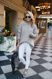 How To Wear White After Labor Day Styled Snapshots How To Wear White Jeans Jeans Outfit Women White Pants Winter