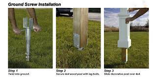 Now i know this sounds so stupid but here are the reasons why im asking this. Screw In 4x4 Or 4x6 Post Anchor Complete Kit Diy Fence Concrete Fence Posts Mailbox Installation